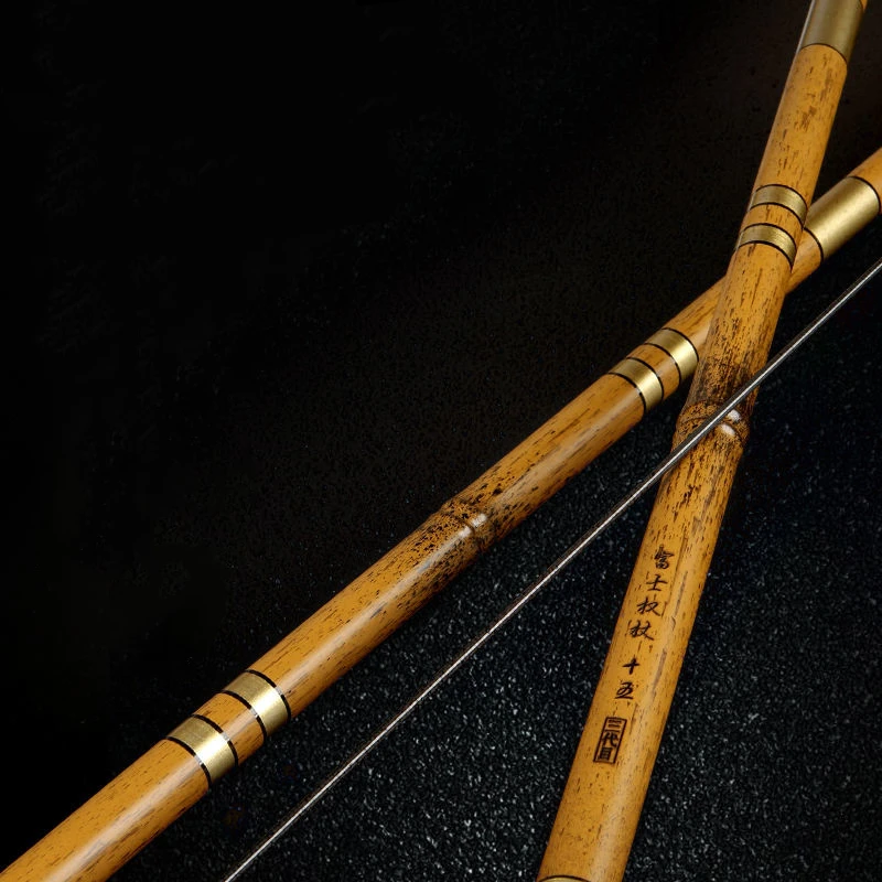 Ultra Light Crucian Carp Fishing Rod 28/19 Tune Super Hard Hand Rod High Hardness Sensitivity Bamboo Texture Taiwan Fish Pole enlarge