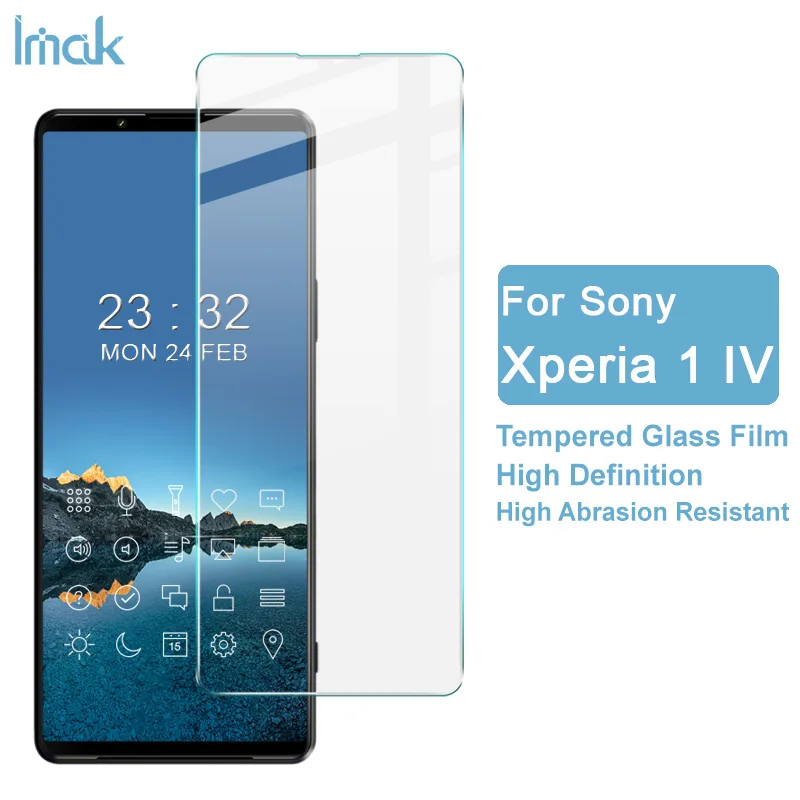 

Imak for For Sony Xperia 10 IV Tempered Glass 9H Explosion-proof Glass High Definition for Sony Xperia 1 IV