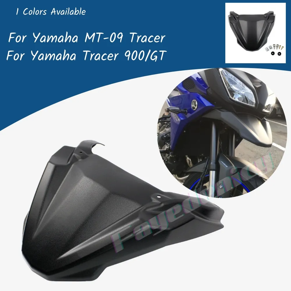 Tracer 900 GT Front Wheel Fender For Yamaha MT09 MT 09 MT-09 Tracer 2015-2019 Beak Nose Cone Extension Cover Accessories