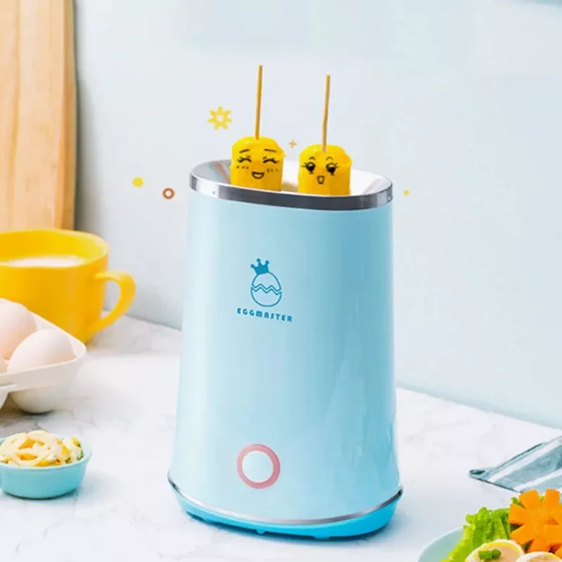 

220V Electric Sausage Machine Egg Cooker Automatic Rising Double Egg Roll Maker Omelette Cup Breakfast Machine Kitchen Appliance