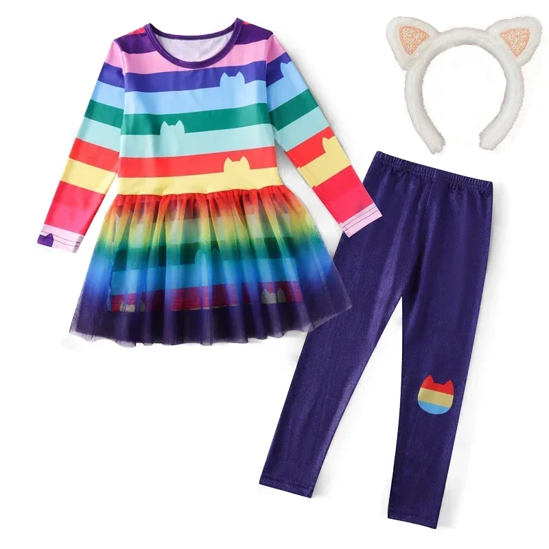 Кукольный домик для девочек платья принцессы с кошками комплекты брюк одежда