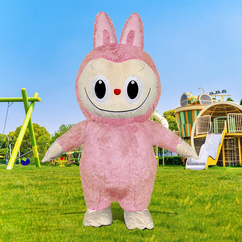 Костюм талисмана кролика монстров плюшевая аниме-мультяшная кукла милый кролик