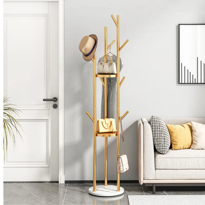 

Minimalist Hanging Coat Racks Clothes Stands Modern Bedroom Corner Space Saving Coat Racks Floor Porte Manteau Nordic Furniture
