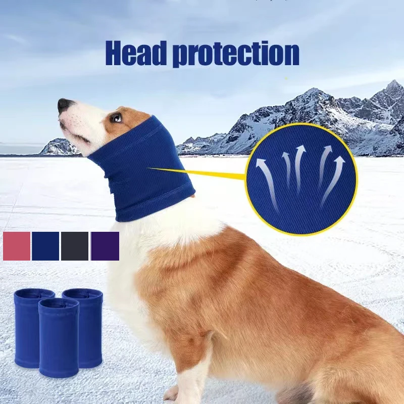 

Cover Scarf Hat Anxiety Outdoor Grooming Dry Quiet Dog Bath Cancel Soundproof Ear Noise Head Earmuff Warm Band Collar Headsleeve