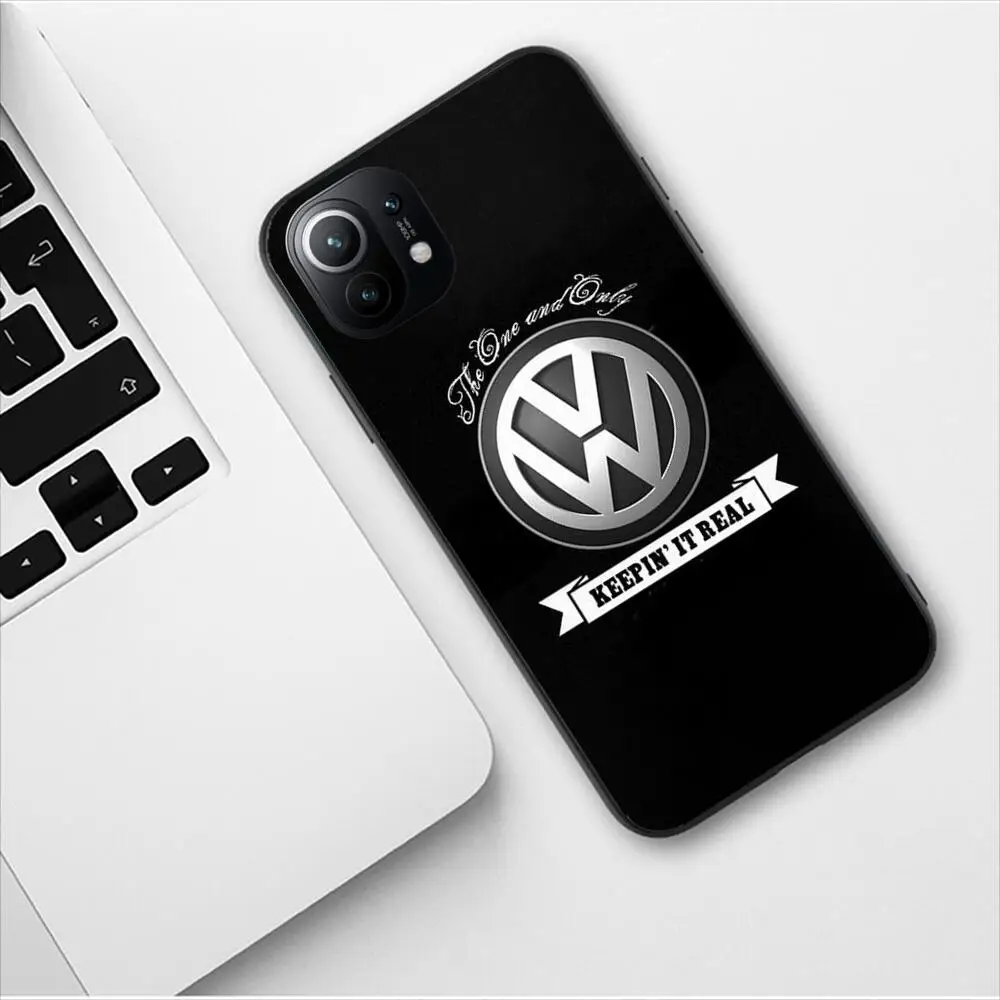 Volkswagen Phone Case for Xiaomi 13 12 11T 9 11 10C 9T 8 9SE 11i Lite Ultra Note10 Poco F3 M4 M3 Pro Soft Silicone Black Covers