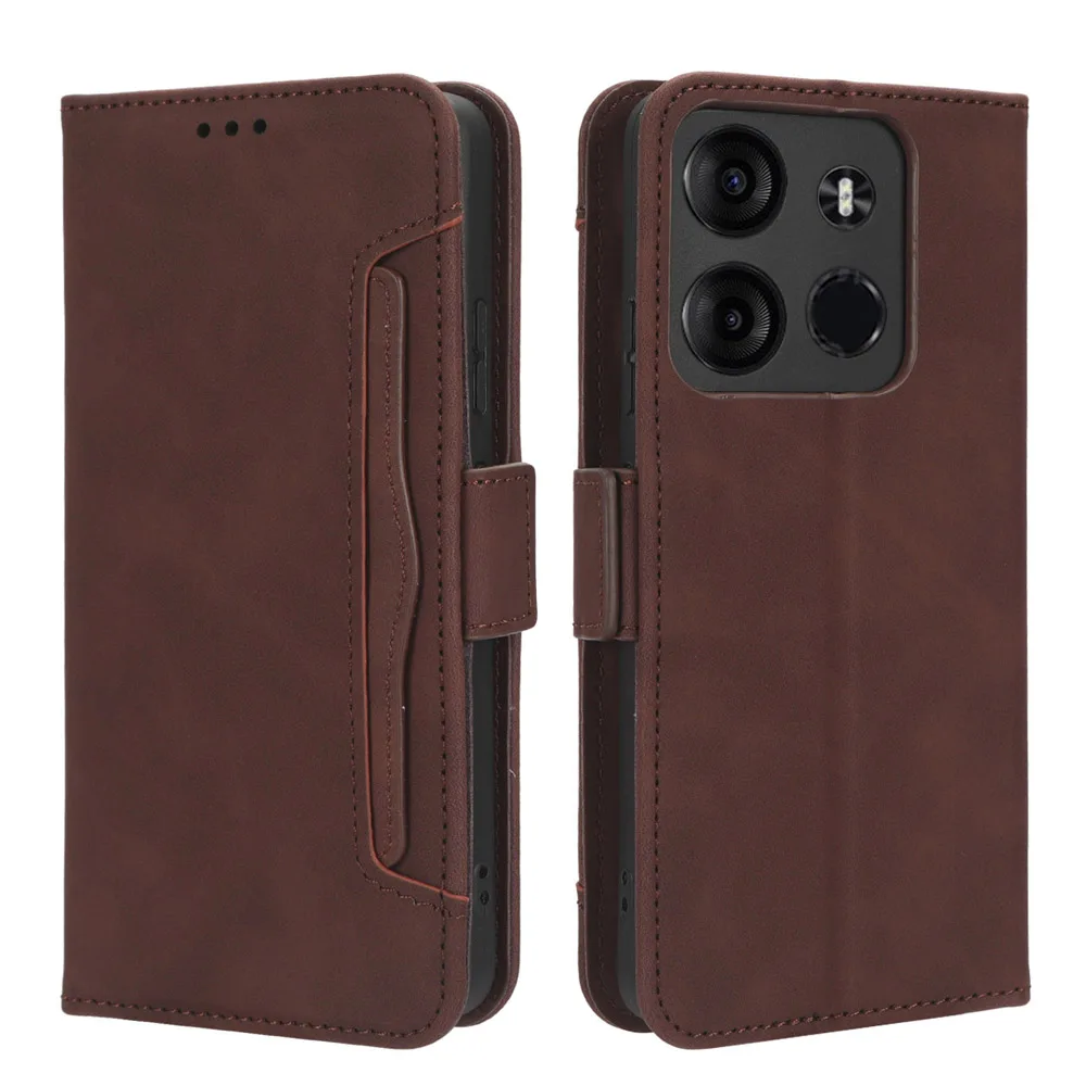 

2023 Smart 7 Spark Go 2023 Luxury Case Portable Card Slot Leather Book Shell for Infinix Smart 7 Pllus Cover Tecno Spark GO Smar