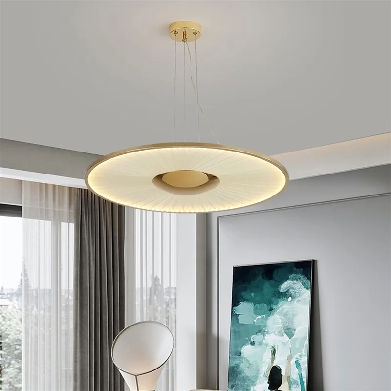 OUTELA Nordic Pendant Light Modern Round LED Lamp Creative Design Decoration For Living Dining Room Bedroom