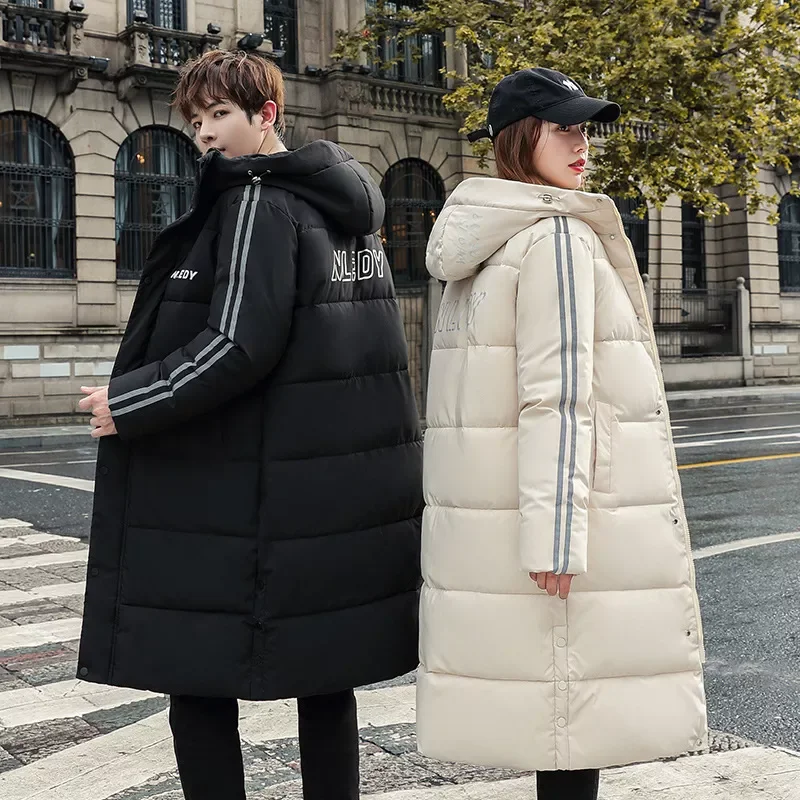 New2022 women's leisure medium length 2021 new Korean fashion British letter printed padded women 8615