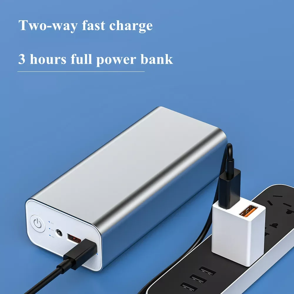 

Laptop Power Bank 30000mAh DC19V Output PD65W Two-way Fast Charge for iphone Fast Charge Charger External Battery