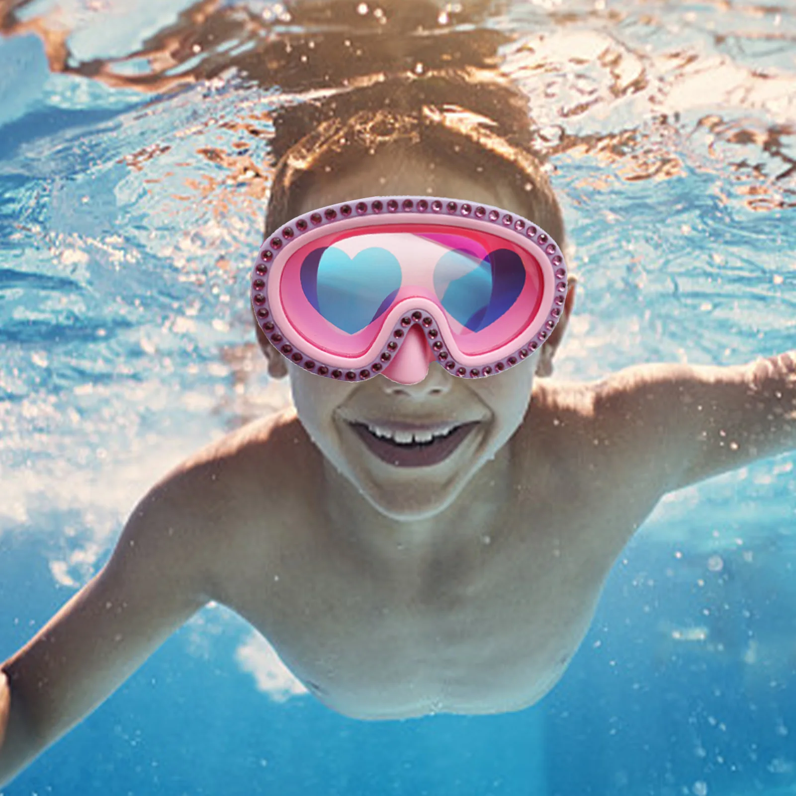 

Anti-Fog Waterproof Pool Kids Swimming Goggles Protection Swimming Glasses With Earplugs For 4-15 Years Children