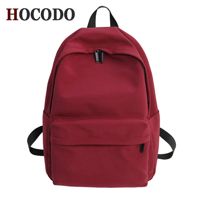 

Однотонный холщовый рюкзак для подростков, повседневная вместительная школьная сумка, простой дорожный ранец для колледжа