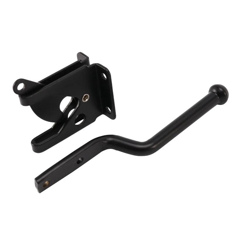 

Лидер продаж, самоблокирующиеся дверные защелки 8X, автоматический гравитационный рычаг, забор, ворота, замок для деревянного забора, дверные защелки, стальные черные