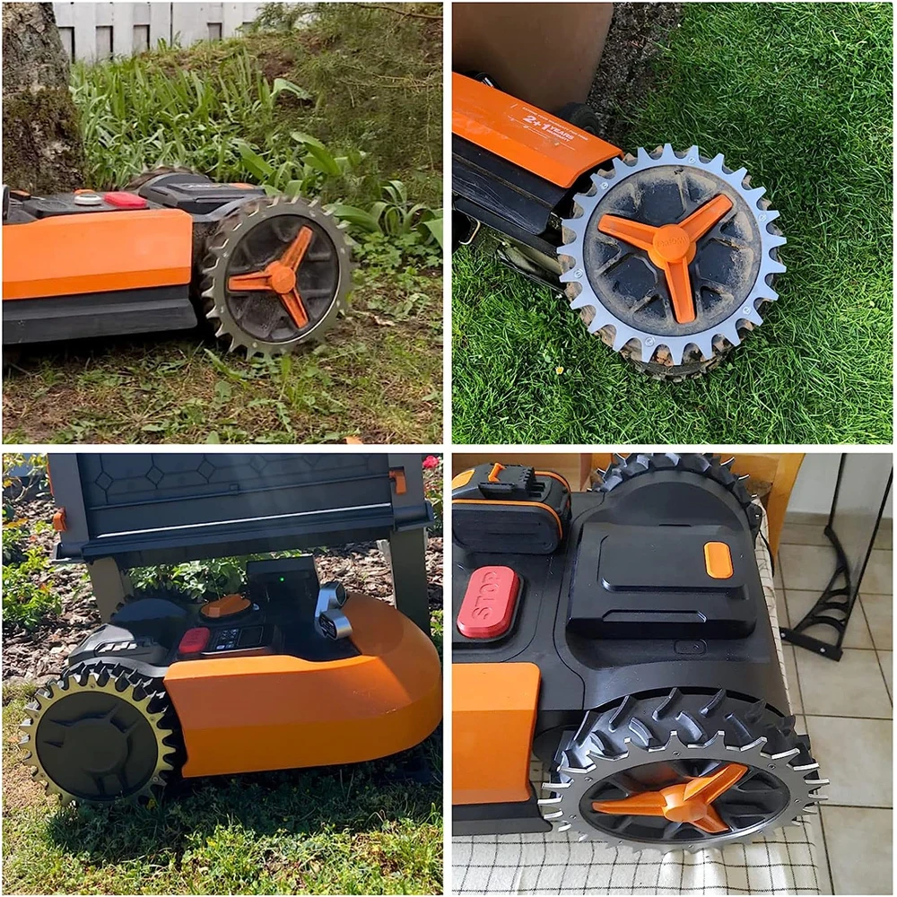 Аксессуары для тяговых колес из нержавеющей стали Worx Landroid