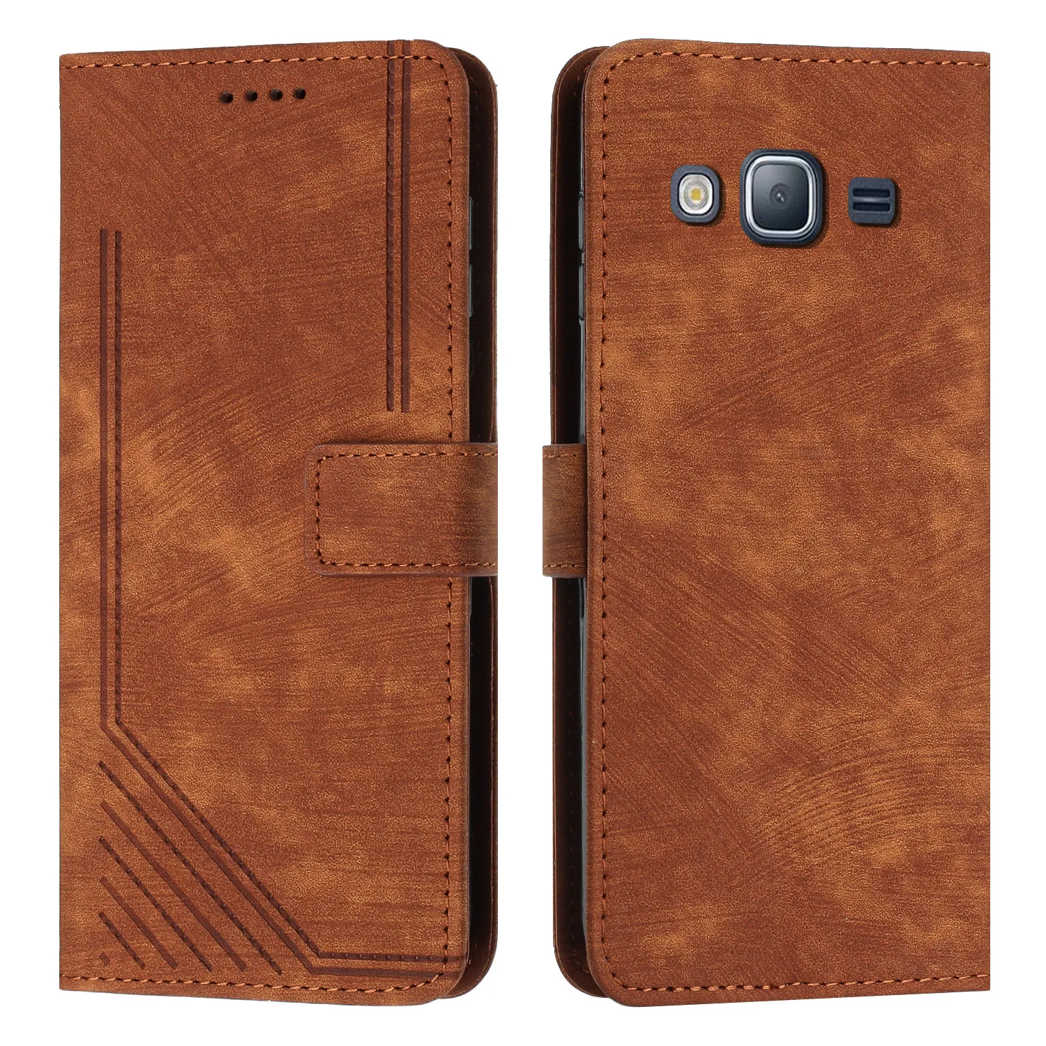 Чехол для телефона Samsung Galaxy J710/J7 2016 силиконовый кожаный чехол-раскладушка