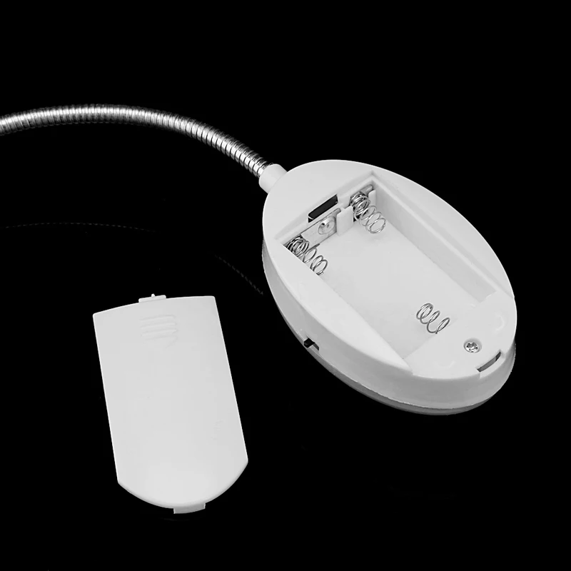 Гибкая Настольная лампа с зажимом светодиодный светильник для чтения кабинета