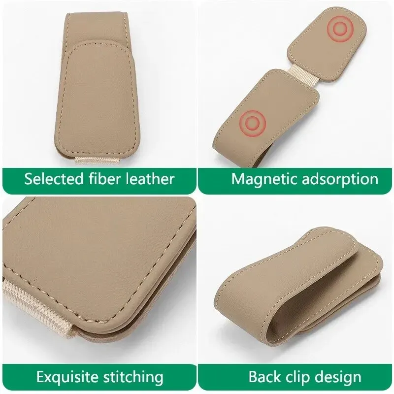 Универсальный автомобильный держатель для очков магнитный многофункциональный