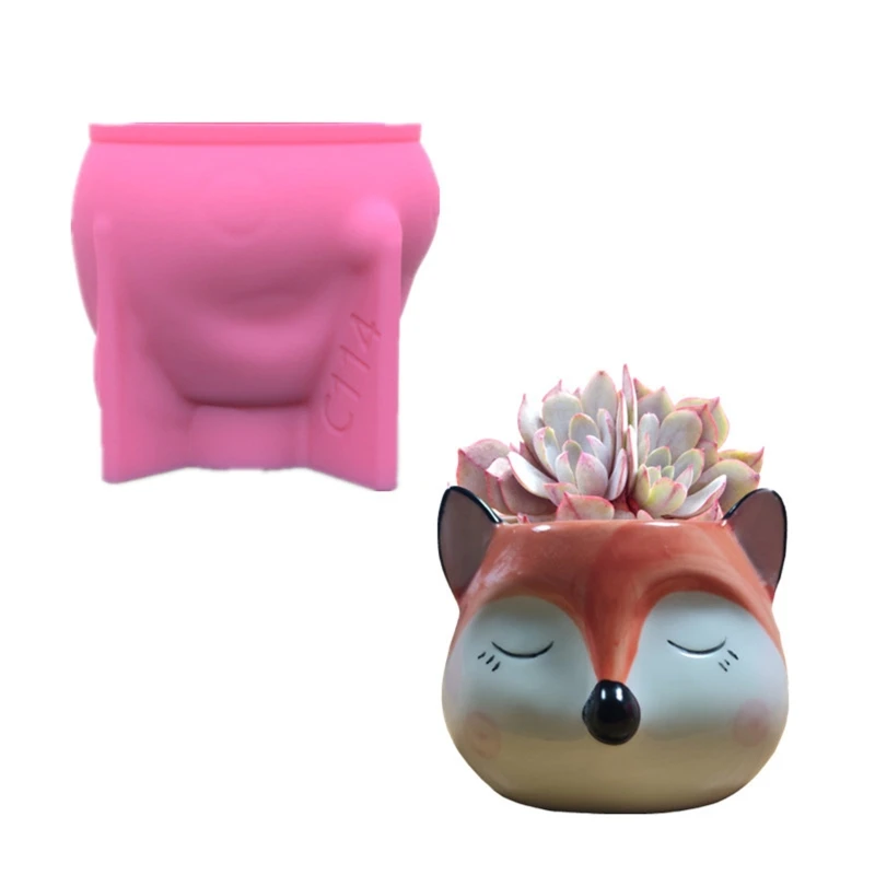 

Candle Holder Molds Mini Flower Pot Container Molds Concrete Candle Cup Molds L21E