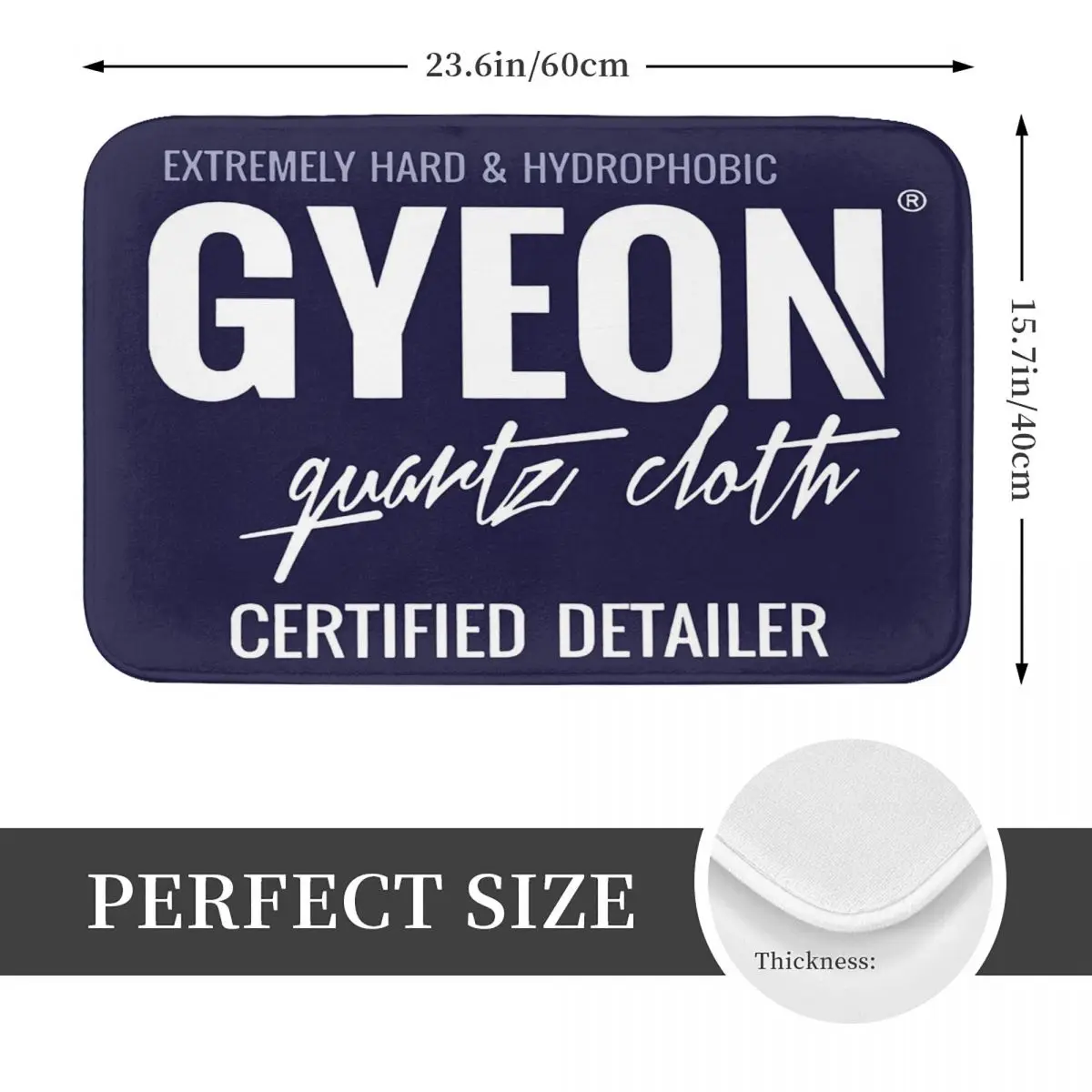 GYEON 40x60 см ковер полиэстер напольные коврики настраиваемые прочный домашний