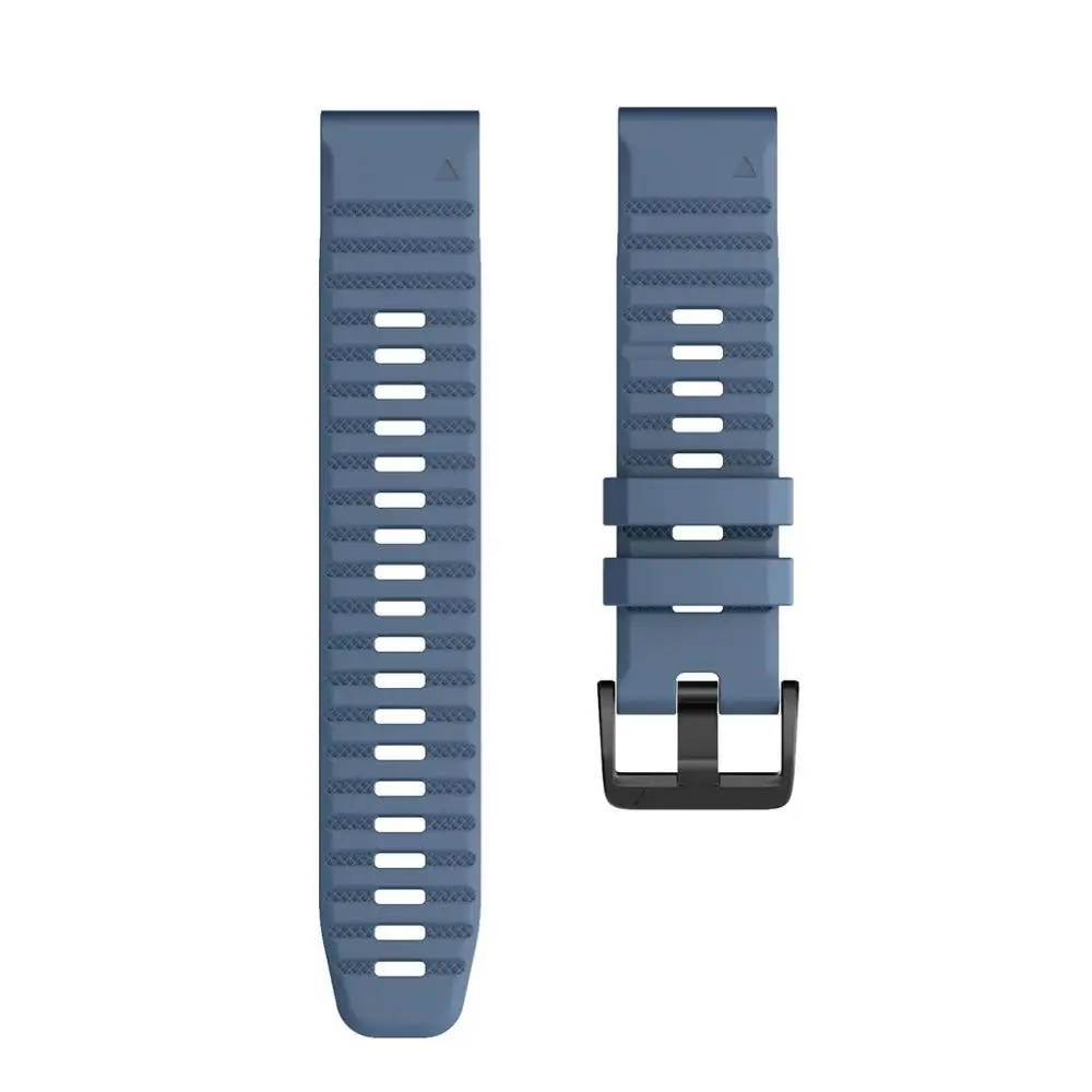 26mm 22mm Silicone Strap For Garmin Fenix 7X 7 6 6X 5 5X/EPIX/instinct 2/Descent G1 Solar/945 745/MARQ Quickfit Band Bracelet