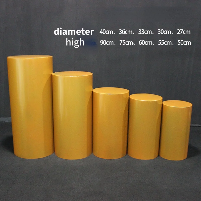 

1-5pc Round Cylinder Pedestal Display Art Decor Cake Rack Plinths Pillars For Diy Wedding Decorations Christmas Birthday Decor