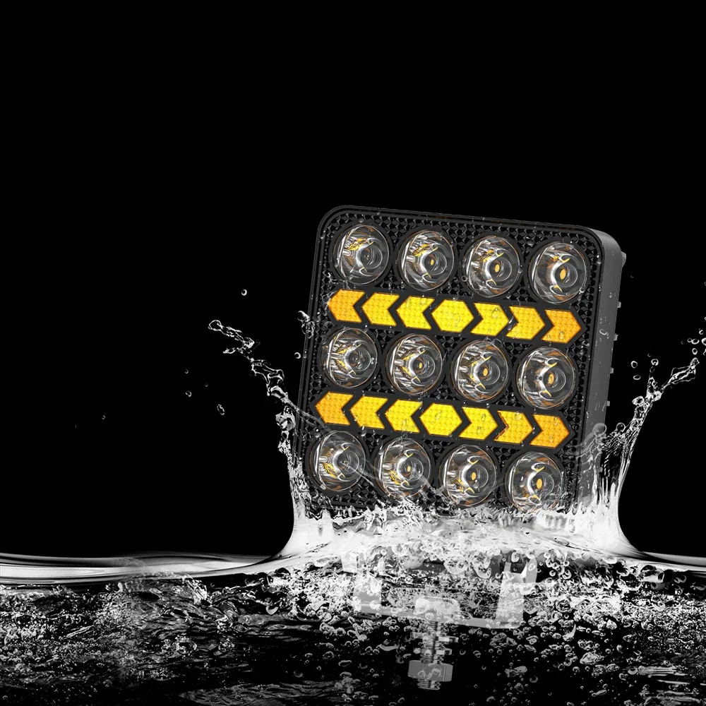 4-дюймовый светодиодный рабочий фонарь квадратный светильник внедорожный