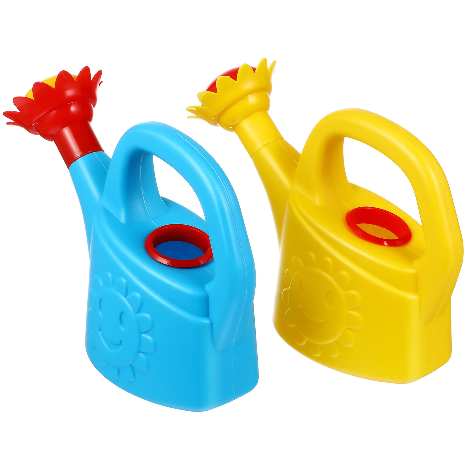 

2pcs toddler outdoor toys kids watering can garden watering can toys children beach bath toys for home school ( random Girls