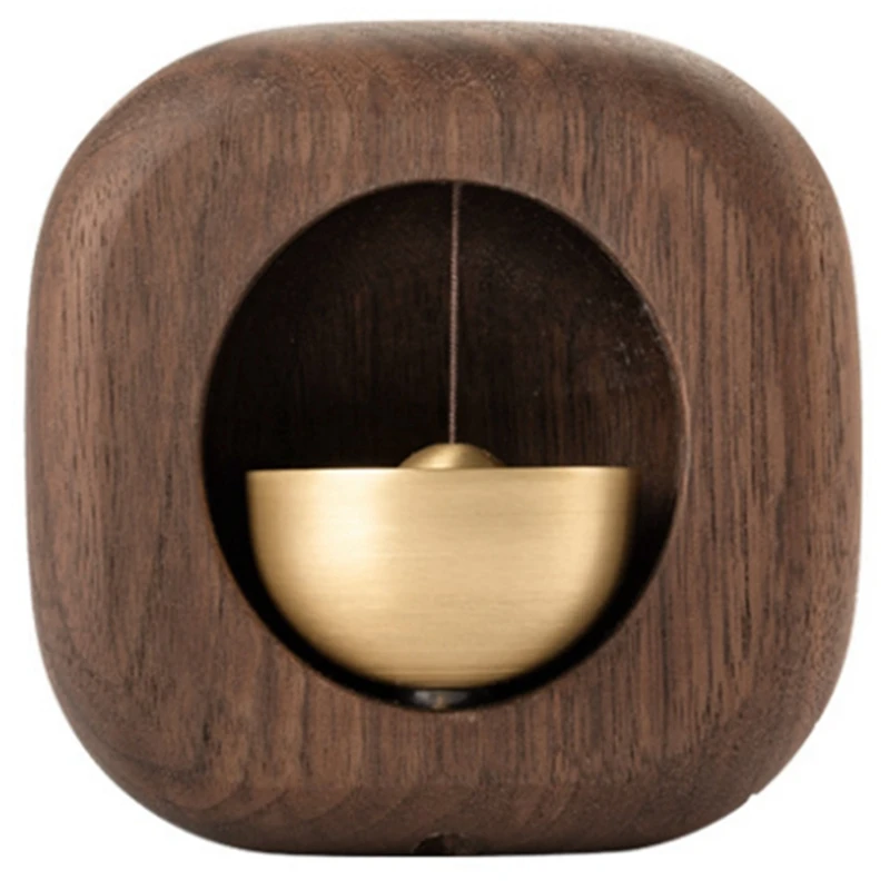 

Solid Wood Wind Chime Suction Door Wind Chime Black Walnut Magnetic Suction Wind Chime Door Bell