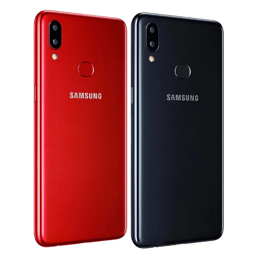 Original Samsung Galaxy A10S Red Smartphone 2GB RAM 32GB ROM Android Cell Phone 6.2