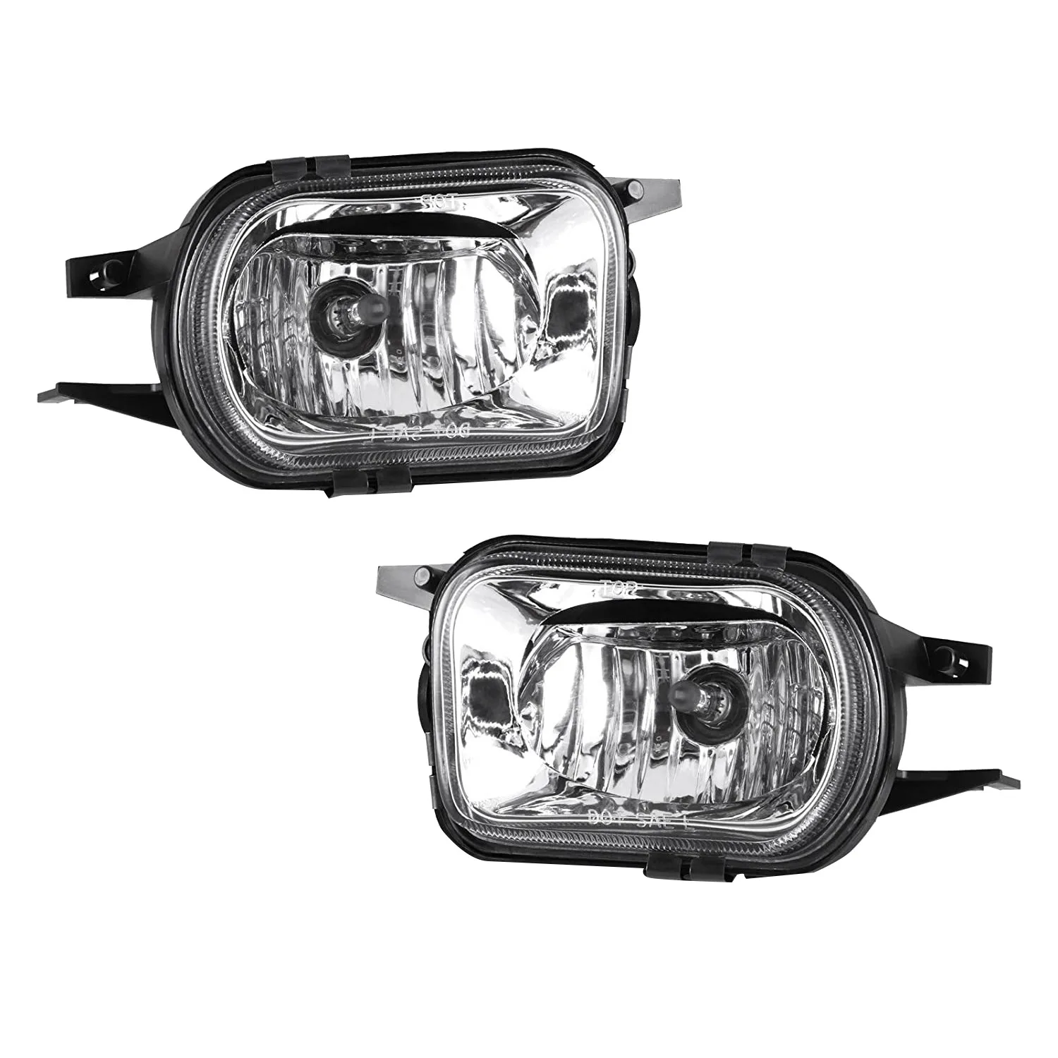 

Car Front Bumper Fog Lights Lamp with Bulb for Benz C-Class W203 C200 C240 2002-2007 2158200556 2158200656