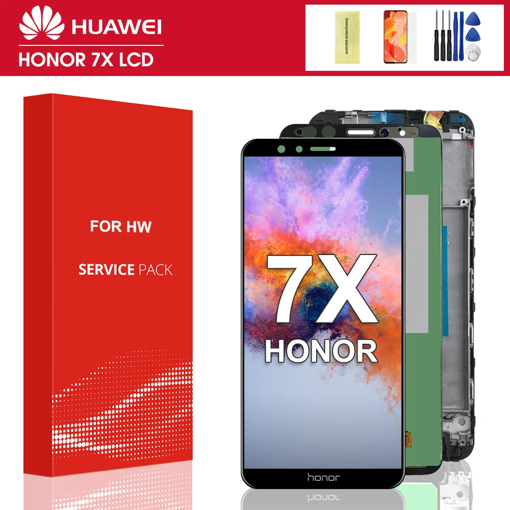 Дисплей 5 93 ''для HUAWEI Honor 7X дисплей с сенсорным экраном и дигитайзером в сборе