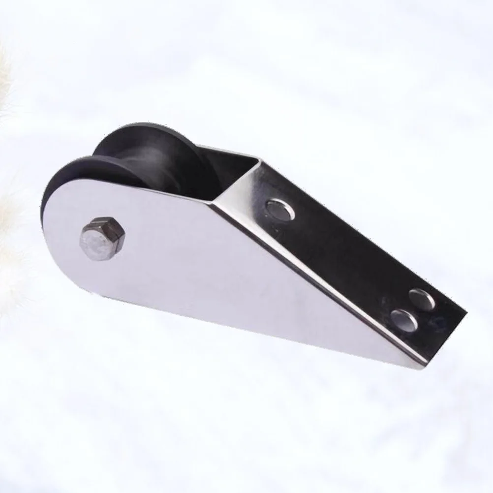 

Катер из нержавеющей стали, аксессуары для блокировки якоря, якорная цепь, нейлоновый ролик для лодки (серебристый)