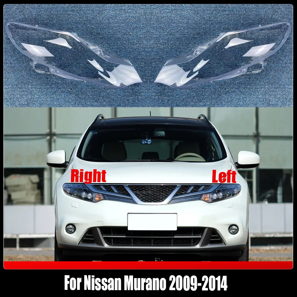 

Front Headlight Shell Transparent Headlamp Cover Lamp Shade Plexiglass Replace Original Lampshdade For Nissan Murano 2009-2014