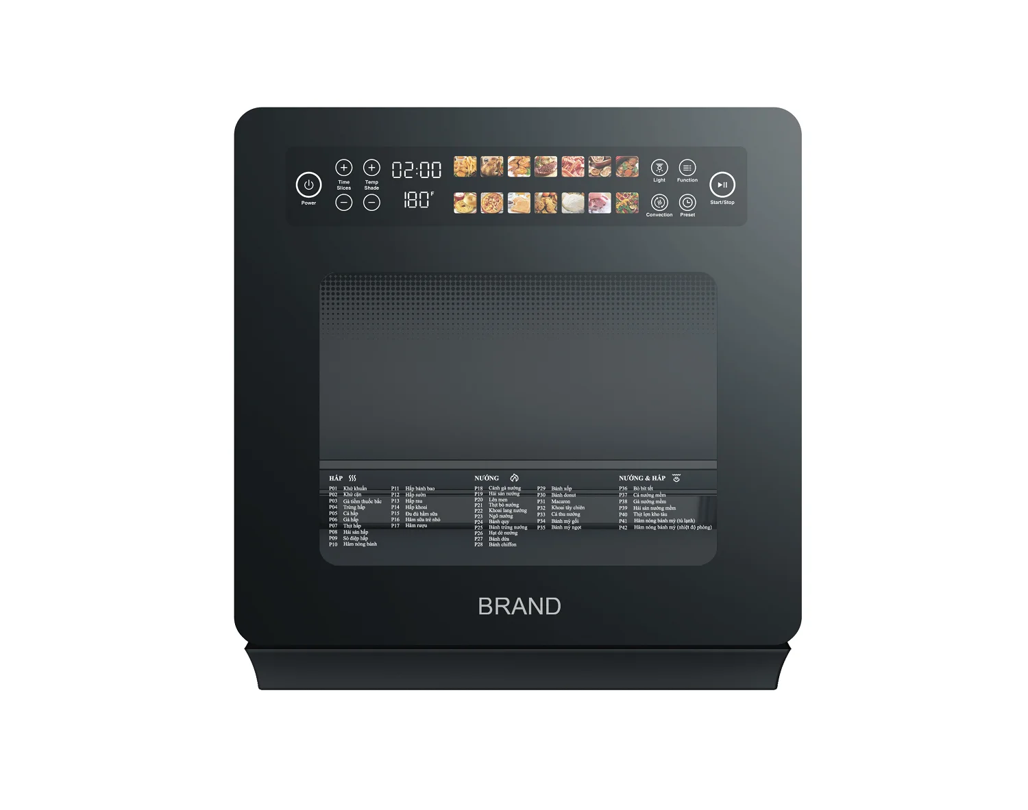 

Интеллектуальное кухонное устройство 15L SUS304 Паровая духовка, воздушная фритюрница