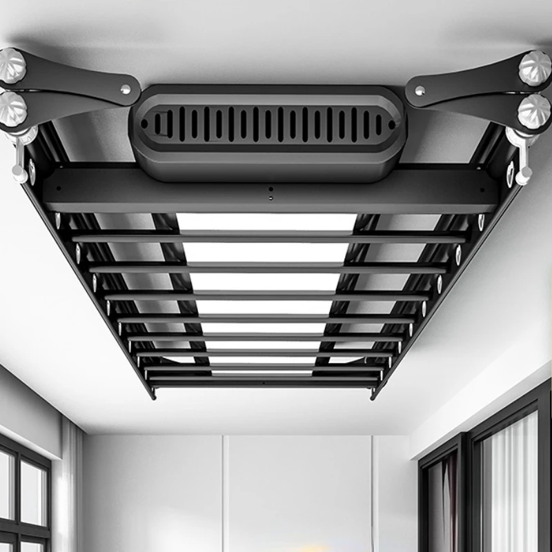 

Ultra-Thin Electric-Drive Airer Invisible Remote Control Lifting Balcony Embedded Intelligent Automatic Clothing Rod Machine