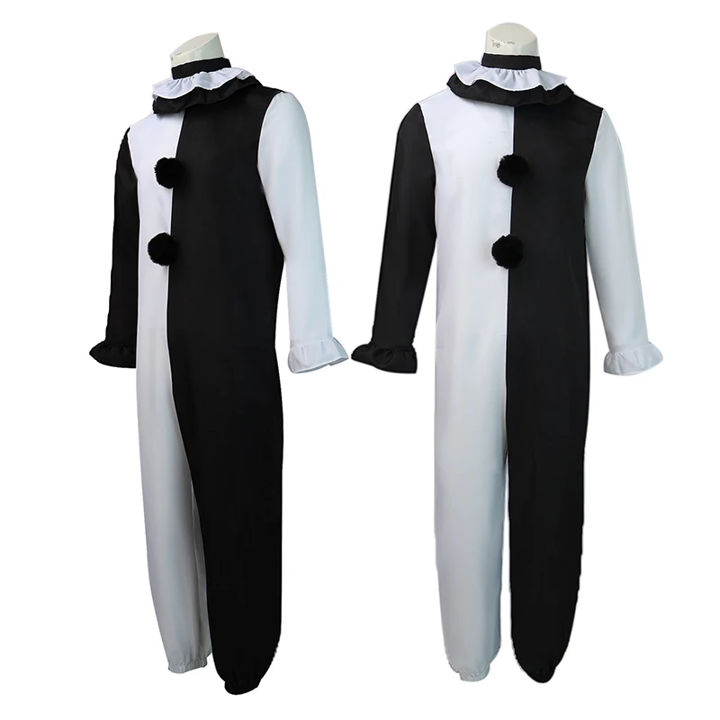 

2023 Halloween Costume Broken Soul Clown Cos Costume Horror Movie Thriller Cosplay Stage Performance Costume Mischief
