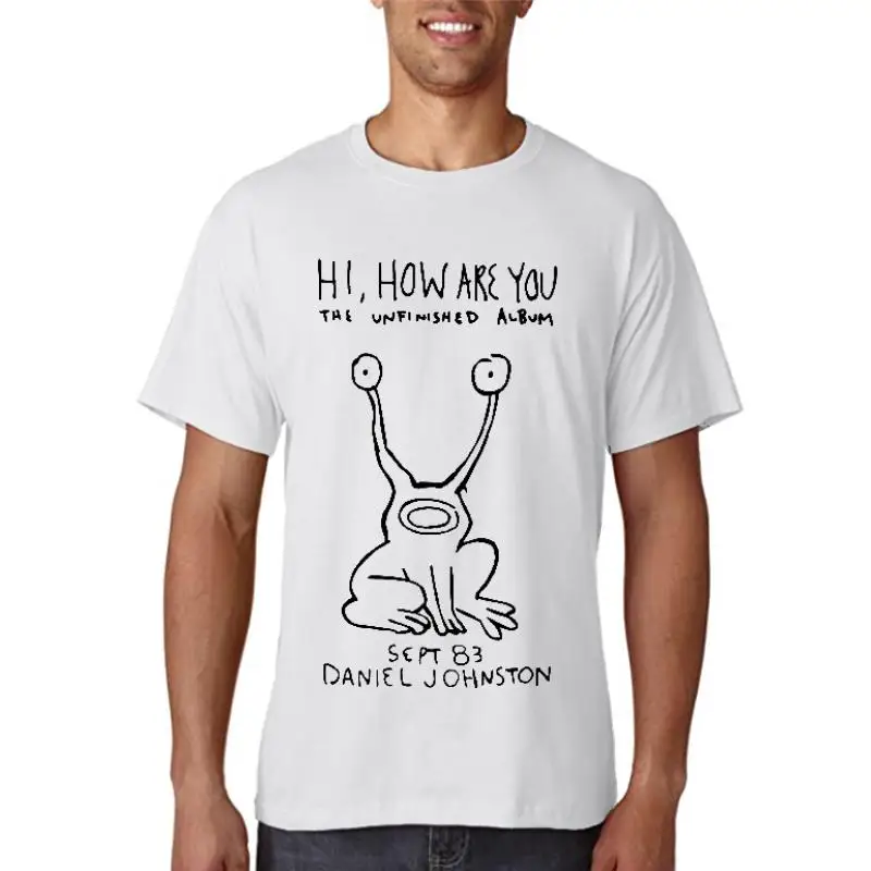 

Doniel Johnston Kurt Coboin Top Design T-Shirt Foshion Men T Shirt