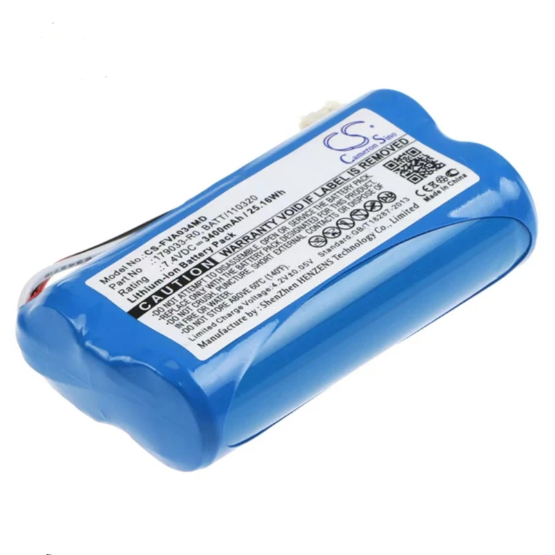 Сменная аккумуляторная батарея высокой емкости CS-FVA034MD 7,4 в 300 мАч Fresenius для громкости Pompa Agilia, Pompa Infusi Kabi Volume AT MC Agilia