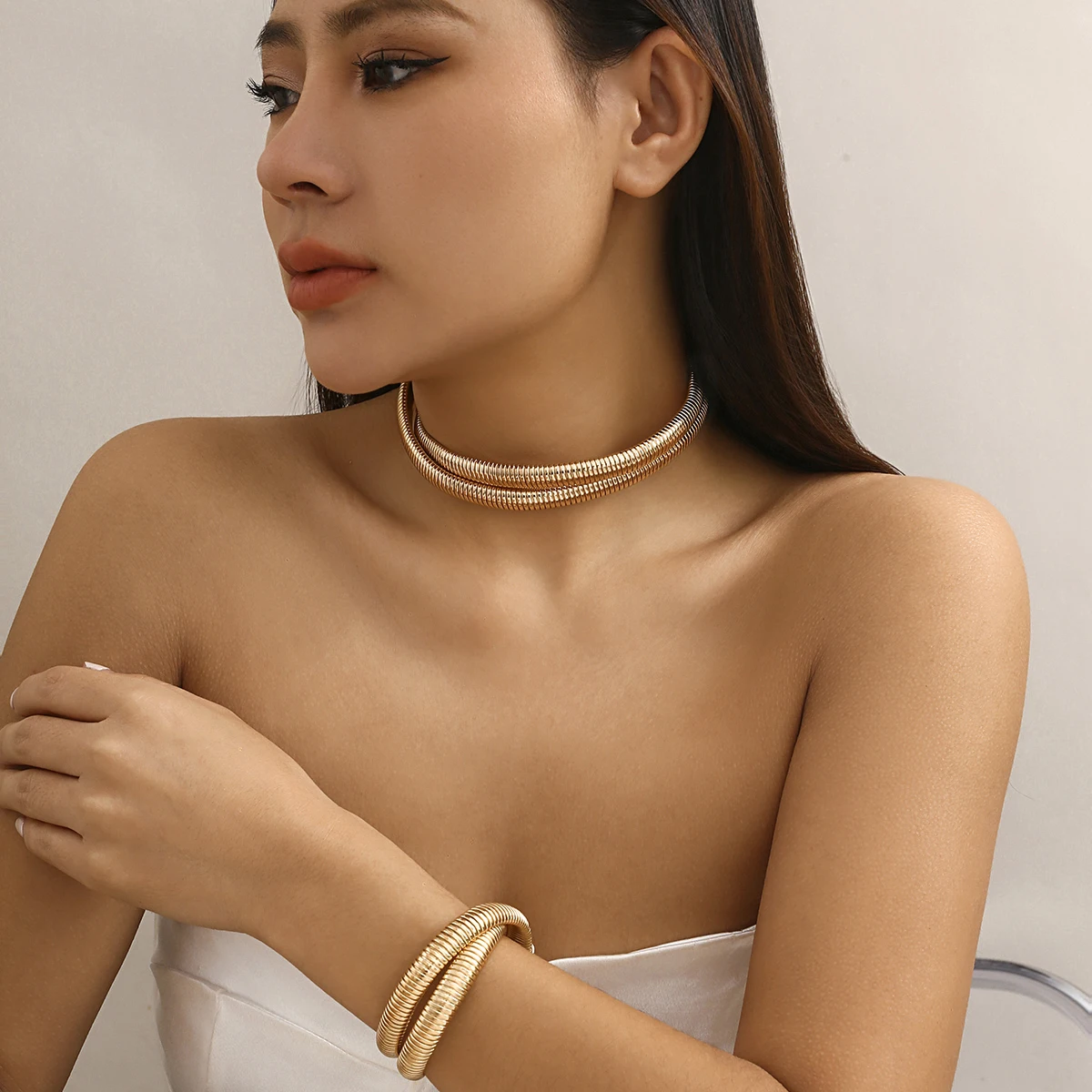 Комплект украшений в стиле панк