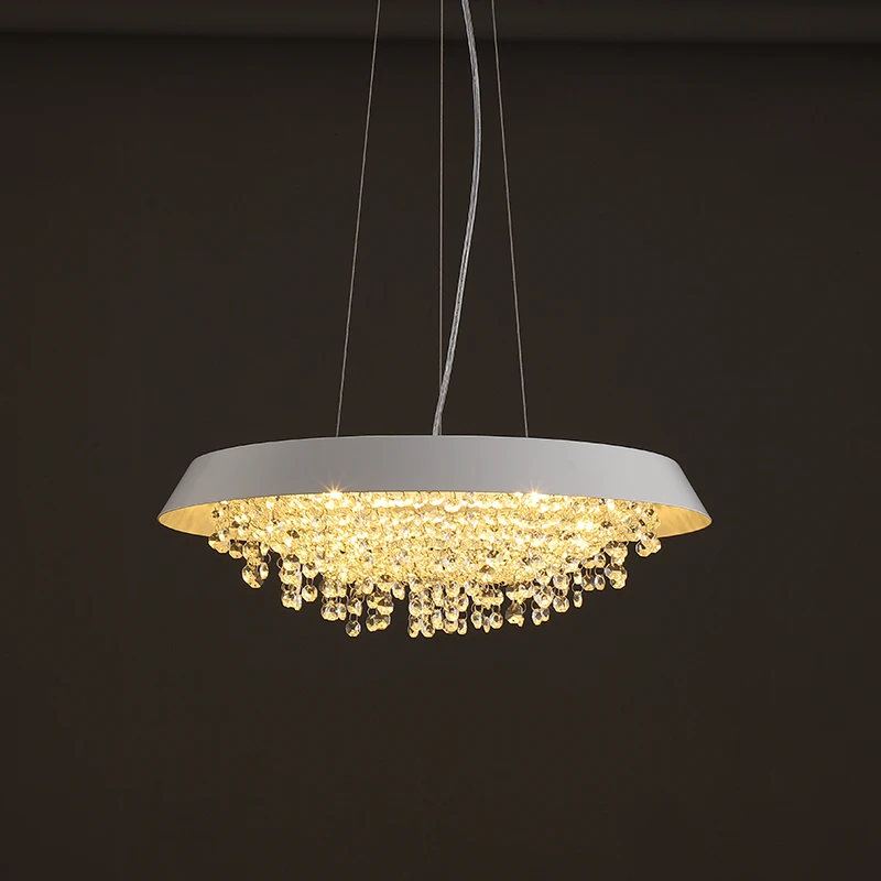 

Nordic Vintage Living Dining Room Pendant Light Modern Luxurious Chandelier Led Crystal Light