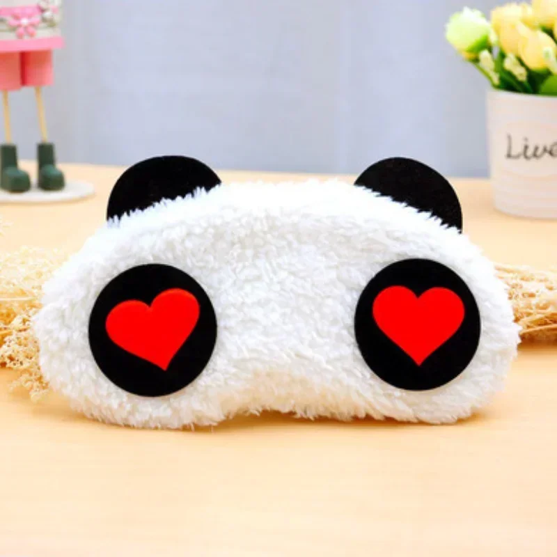 4-стильная милая мультяшная маска для лица с белой пандой тени век хлопковые очки