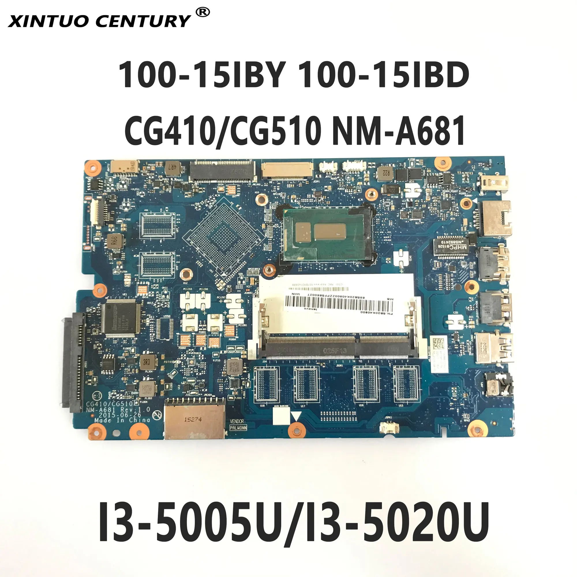 

Материнская плата для ноутбука Lenovo 100-15IBY 100-15IBD CG410