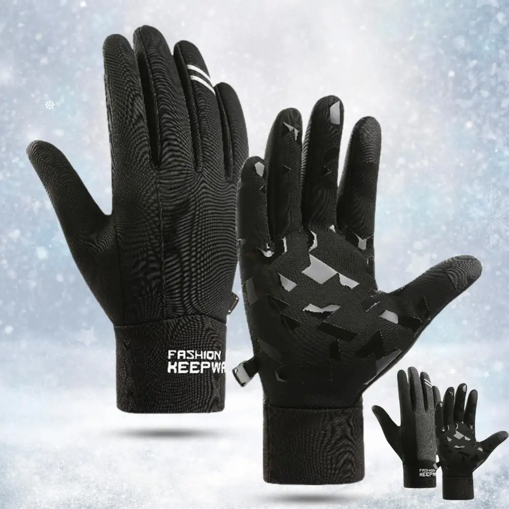 

Popular Cycling Gloves Waterproof Full Fingers Water Resistant Coldproof Riding Ski Gloves Motorcycle Gloves Protect Hands