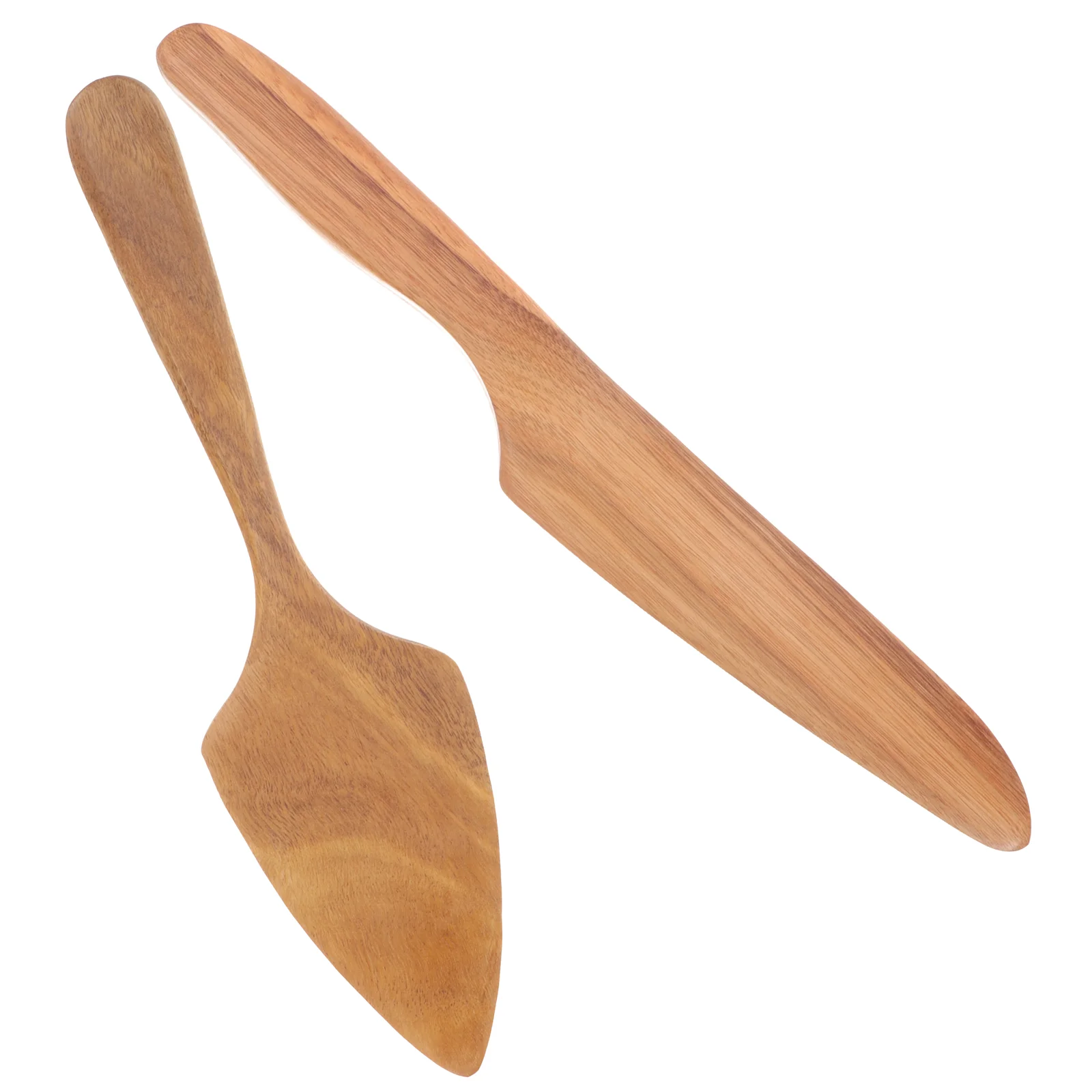 

1 Set Rustic Cake Dessert Server Cheese Wooden Cake Spatula Cake Cutting Tool