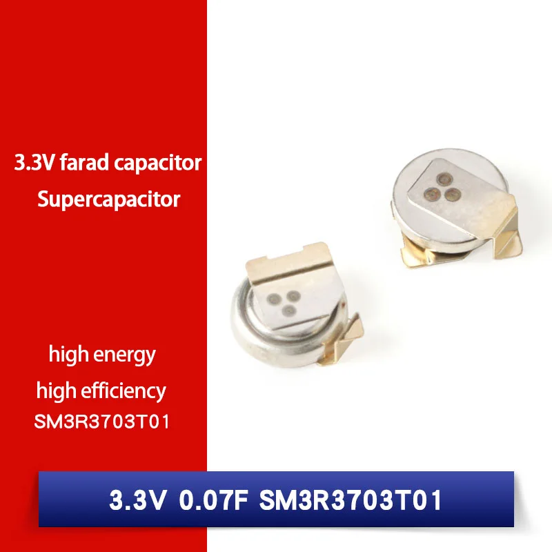 

Farad capacitor 3.3V 0.07f sm3r3703t01 supercapacitor (2 pcs.)