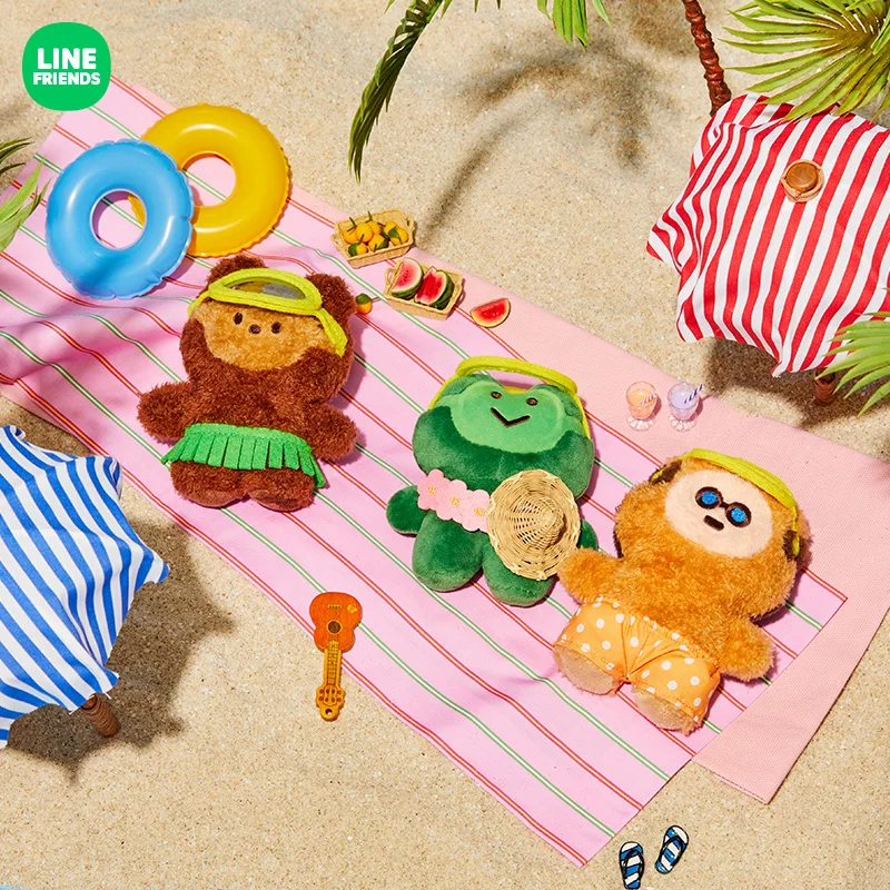 

14.5Cm Line Friends Minini Series Bnini Conini Selini Chonini Lenini Bonini Cartoon Kawaii Plush Doll Plush Toy