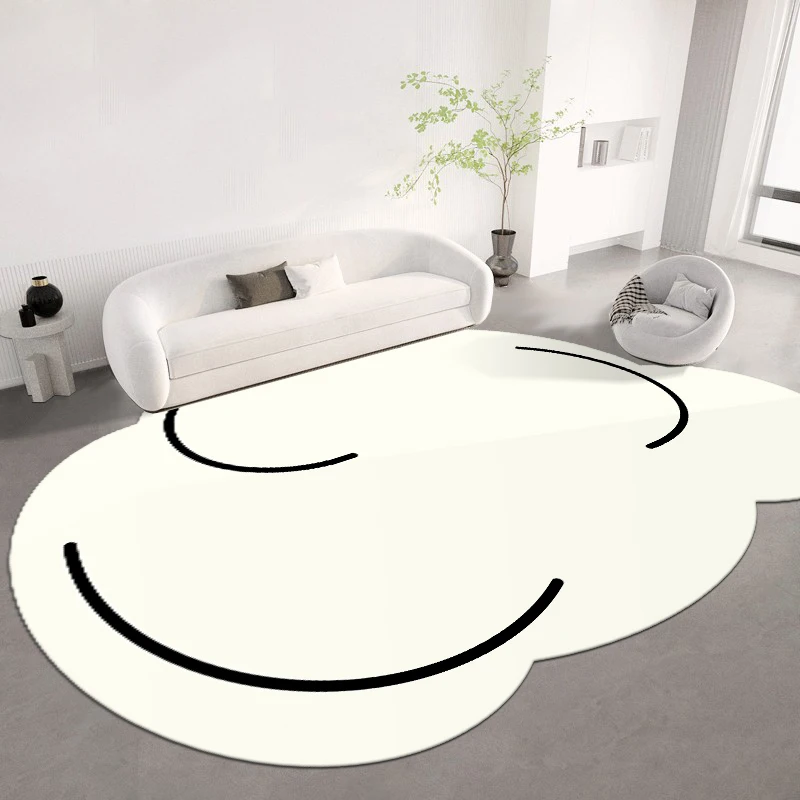 

Необычный коврик с узором в виде облаков, ковер для детской комнаты, белый/серый напольный коврик, нескользящий Детский ковер для спальни, д...
