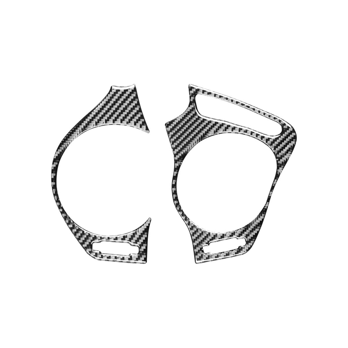 

For IS IS250 IS300 IS350C 2006-2012 Carbon Fiber Side Outlet Cover Trim Sticker Decal Accessories