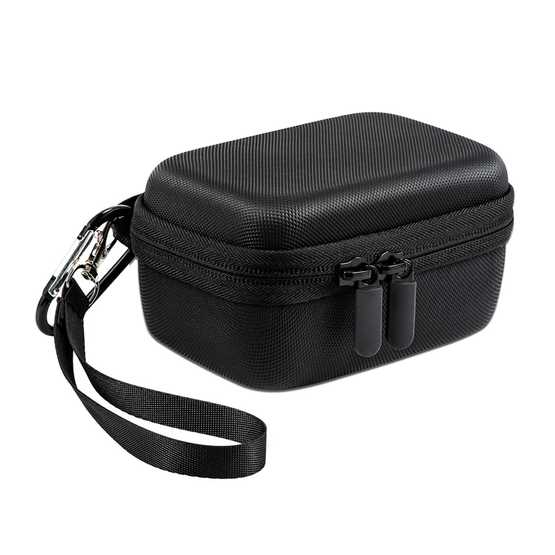 

R91A Outdoor Storage Bag Waterproof Diamond Pattern PU Portable for dji Wireless Mic Microphone Protective Cover Carrying