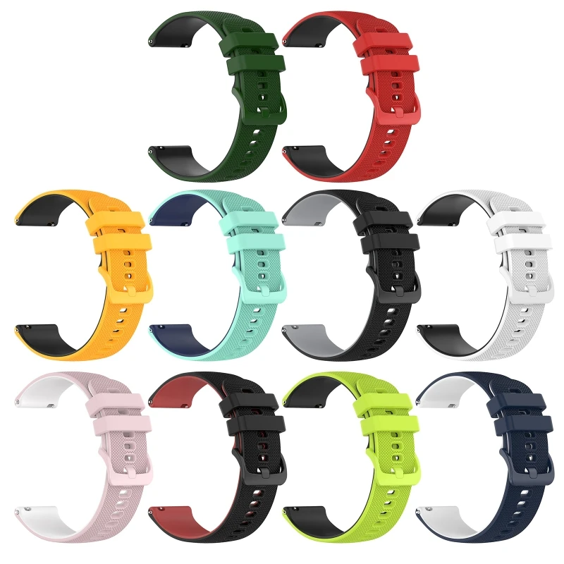 

Replace Wrist Bracelet Silicone Watch Strap for vivoactive4/Active/Forerunner255 E8BE
