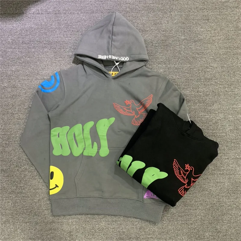 

21FW NEW kanye west Hip hop Foaming Printing CPFM.XYZ Hoodie Men Women 1:1 High Quality on Pullover Oversize Hooded Sweatshirts